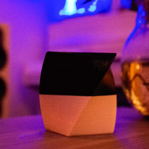 Plantenpot Twist zwart-wit